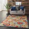 Homeroots 6 x 9 ft. Multi Color Mediterra Indoor & Outdoor Area Rug 384799 - alternate 5